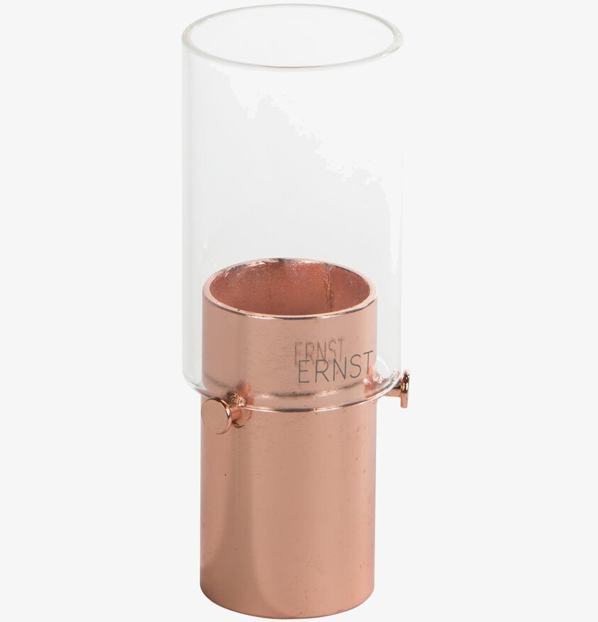 Rund Lykta Värmeljus Koppar från Ernst i glas och koppar