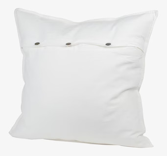 Kuddfodral Med Knappar OffWhite från Ernst i krämvit nyans