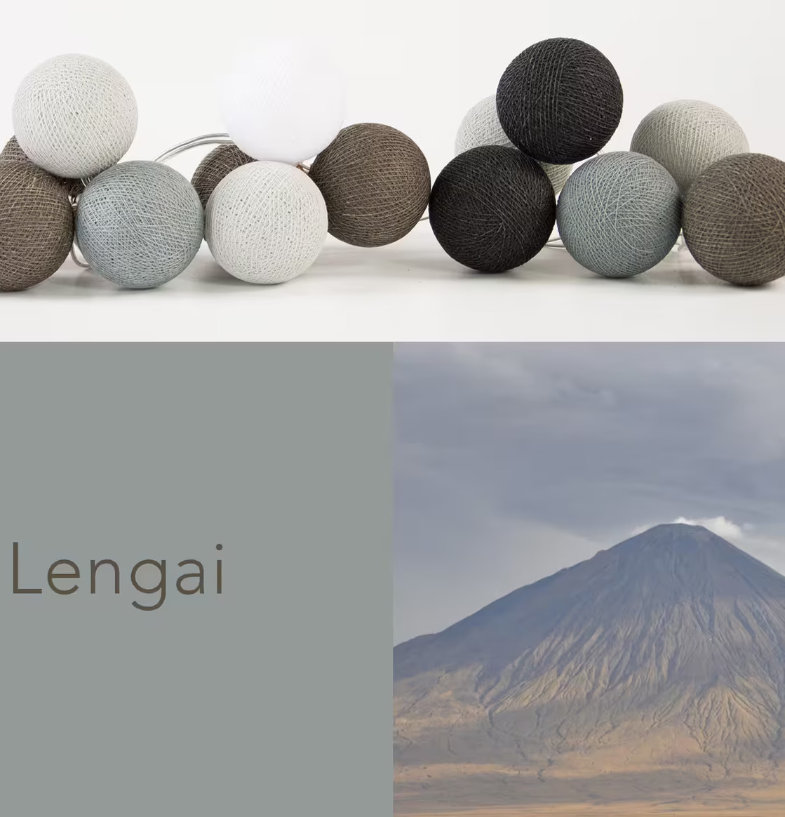 Ljusslinga LED Lengai 20 från Happy Lights på vit yta