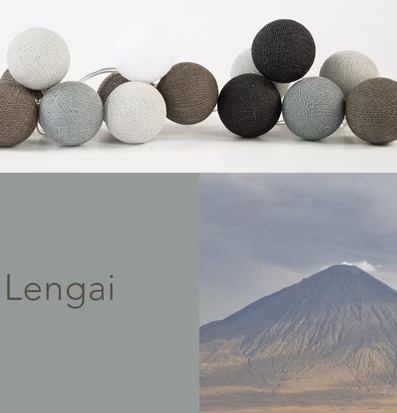 Ljusslinga LED Lengai 20 från Happy Lights på vit yta