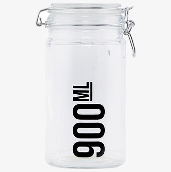 Glasburk 900 ml från House Doctor med tätslutande lock