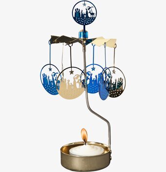 Änglaspel Blå krubba från Pluto Produkter med julkrubba