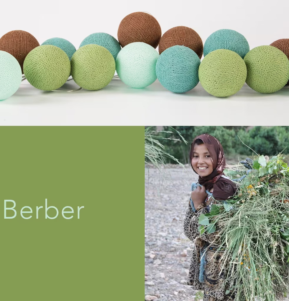 Ljusslinga LED Berber 20 från Happy Lights på vit bakgrund