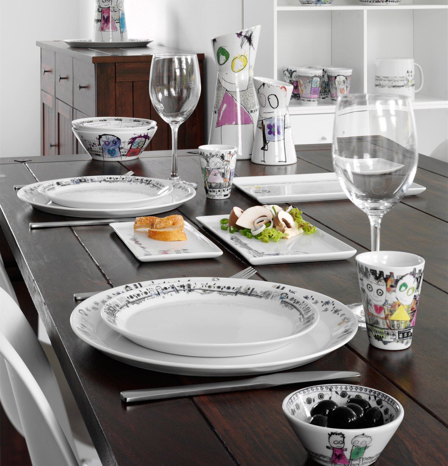 Espressomugg City 2-pack från Poul Pava på matbord