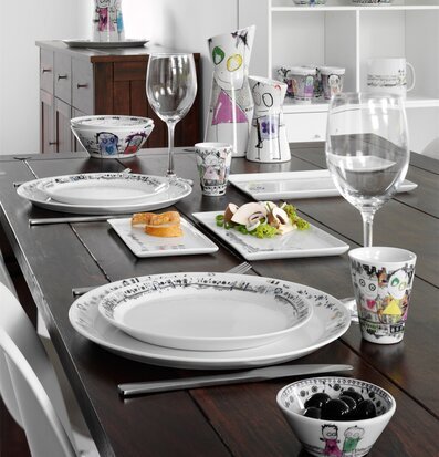 Espressomugg City 2-pack från Poul Pava på matbord