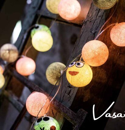 Boll Björn Brun - Vasanthi ljusslinga från Vasanthi