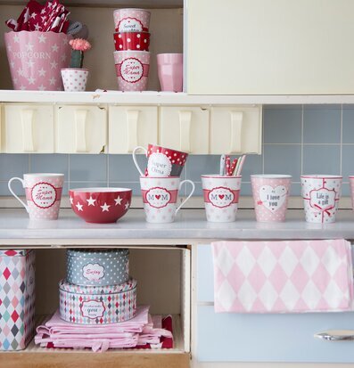 Krasilnikoff Tin Boxes Life Is A Gift i färgglada mönster