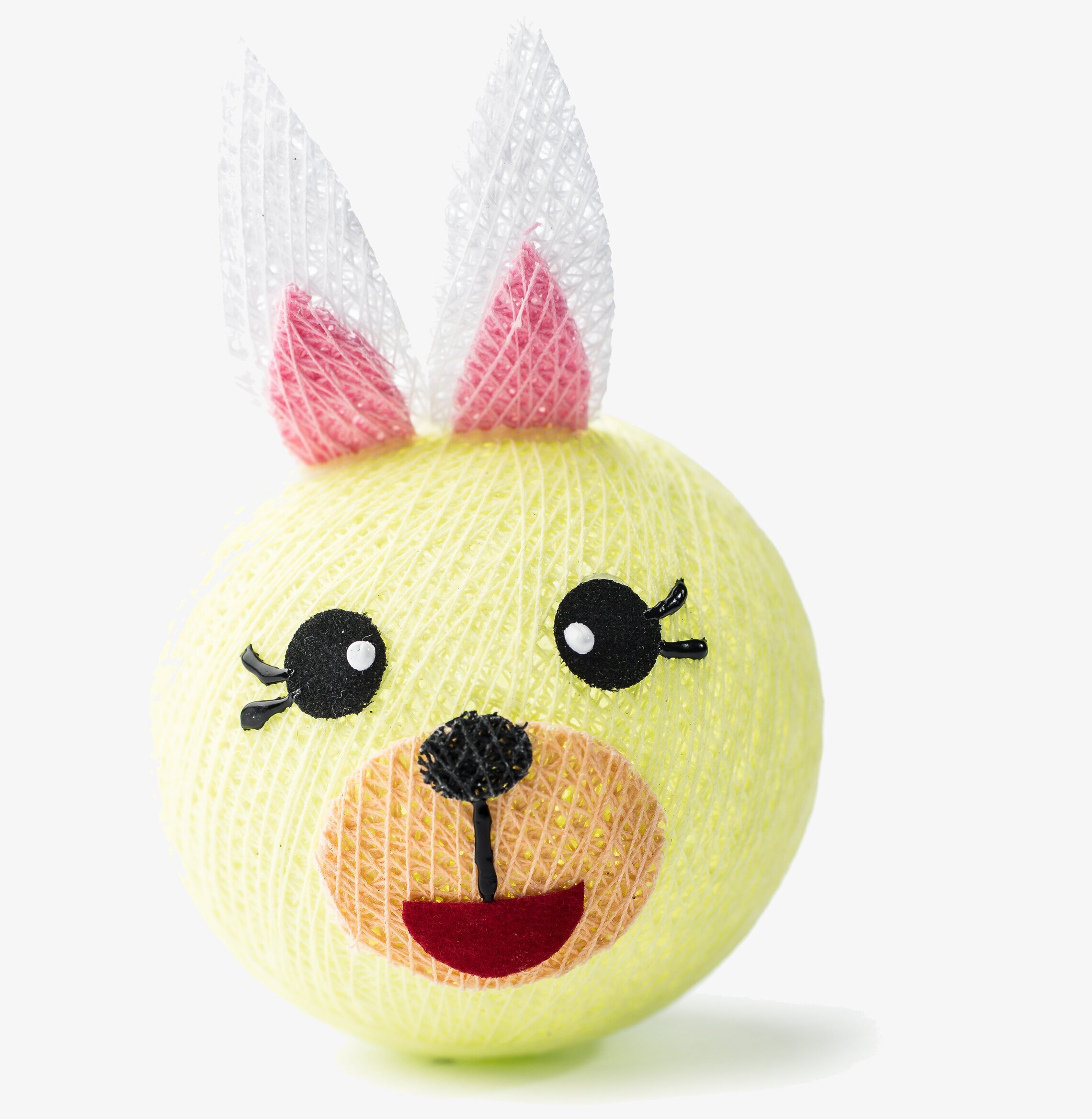 Boll Kanin Vårgrön - Vasanthi, grön boll med kanindesign