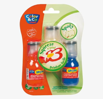 Gouchemarker - 3 X 70 ml från Color & Co i klara färger