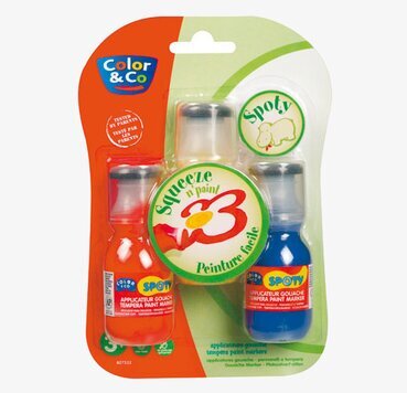 Gouchemarker - 3 X 70 ml från Color & Co i klara färger