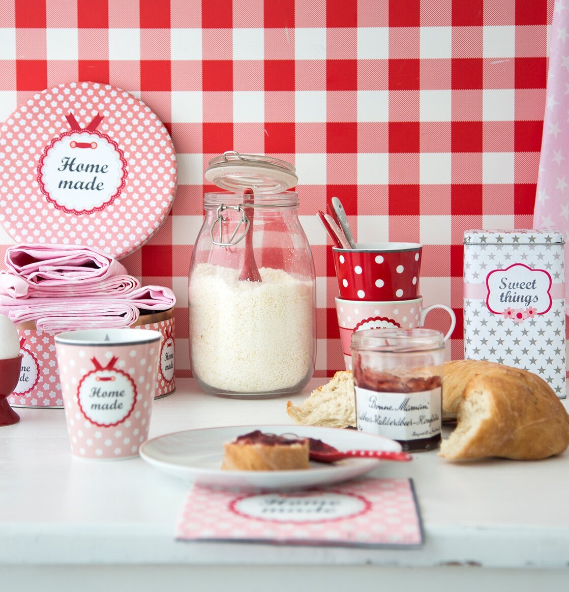 Tin Boxes Home Made från Krasilnikoff i vintage-stil