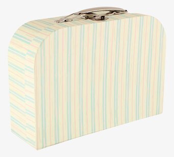 Strömshaga Väska Ruta/Rand/Prick med färgglatt randmönster