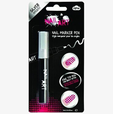 Nagelkonst Penna Silver från Annat i förpackning med exempel