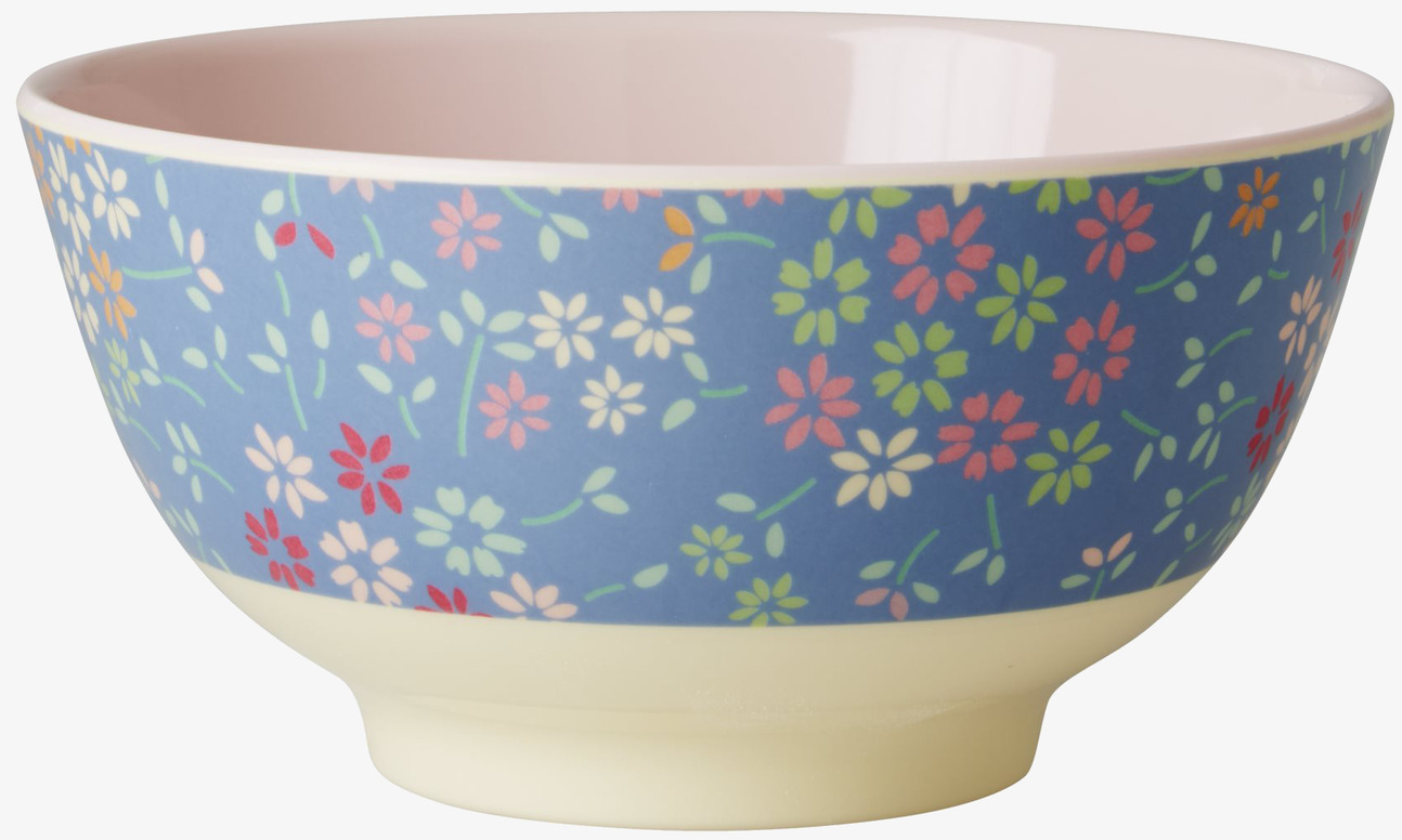 Skål Wild Flower Print från Rice med färgglatt blommönster