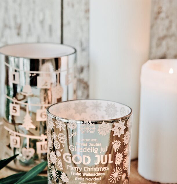 God Jul - Majas Cottage ljuslykta från Majas Cottage