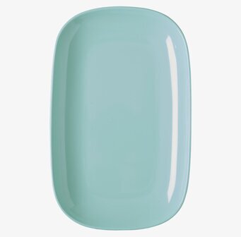 Medium Lunch Plate Mint från Rice, rektangulär och mintgrön