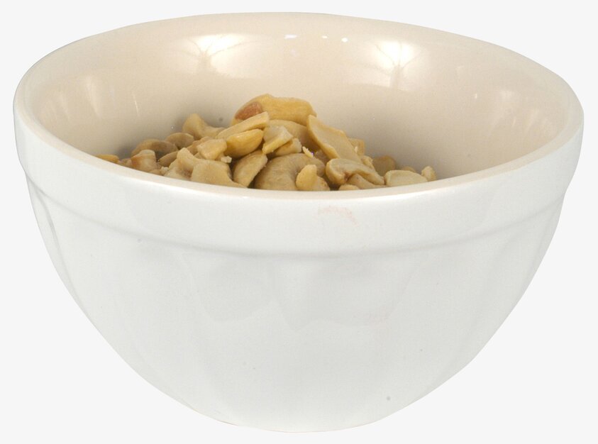 Müsliskål Mynte Pure White från IB Laursen med nötter