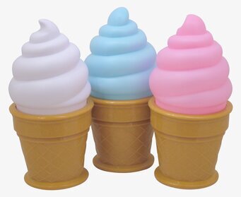 Ice Cream Light Blå från A Little Lovely Company i fokus