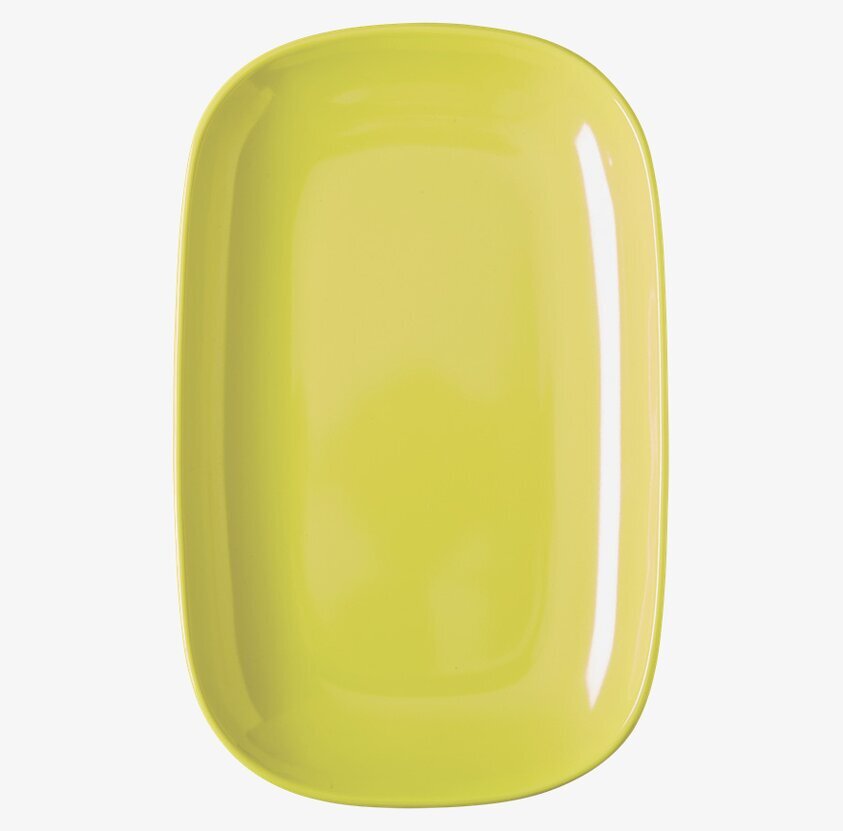 Medium Lunch Plate Gul från Rice, rektangulär och tålig