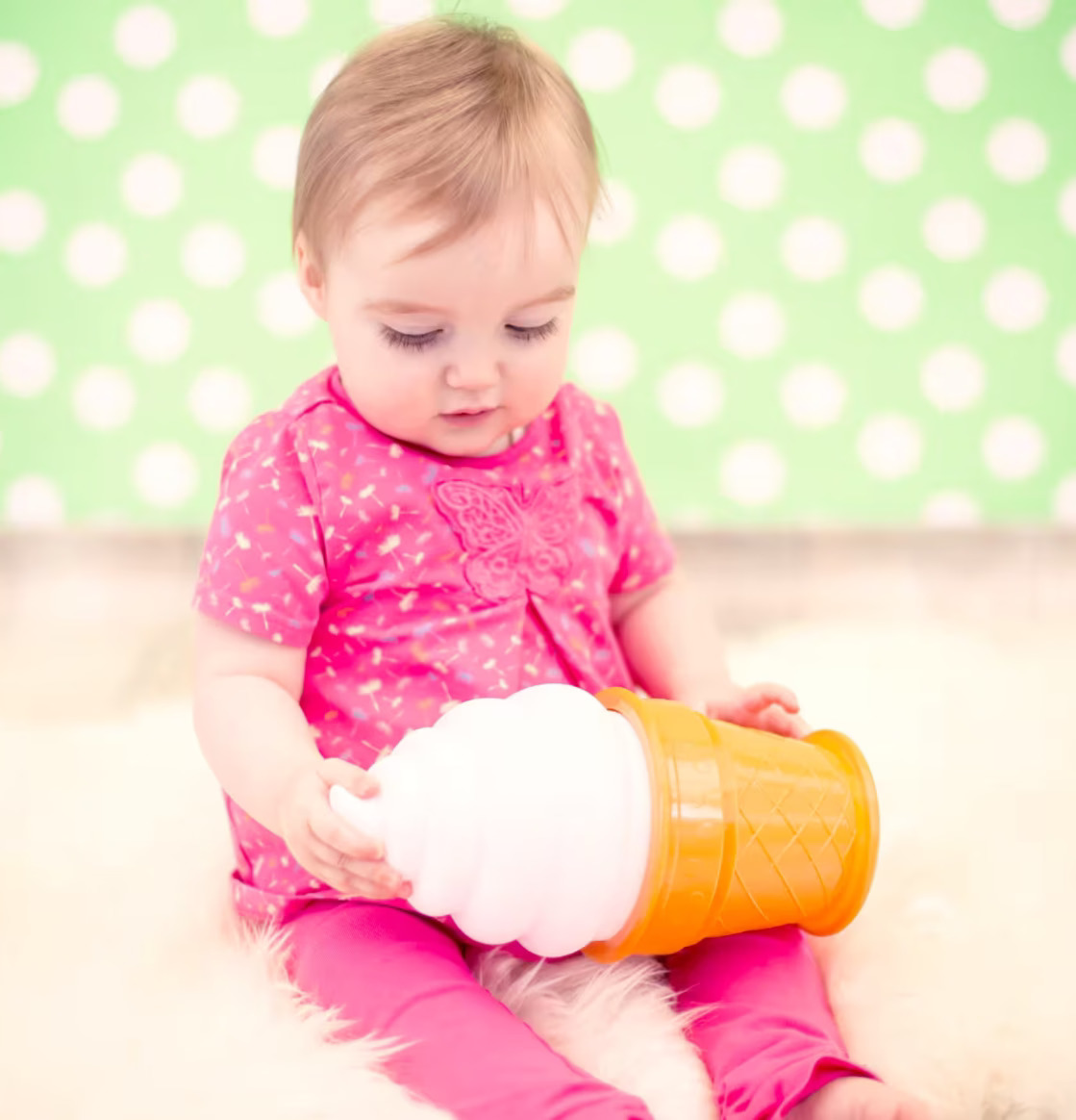 Ice Cream Light Rosa från A Little Lovely Company i barnrum