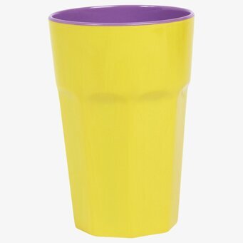 Mugg Latte Gul/Lila från Rice, färgstark och hållbar mugg
