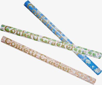 Confetti Cracker, Stor från Rice i tre färgkombinationer