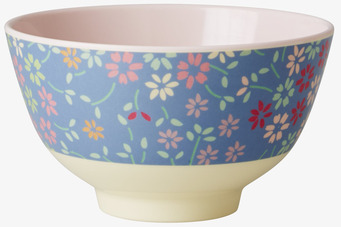 Rice Liten Skål Wild Flower Print med färgglatt blommönster