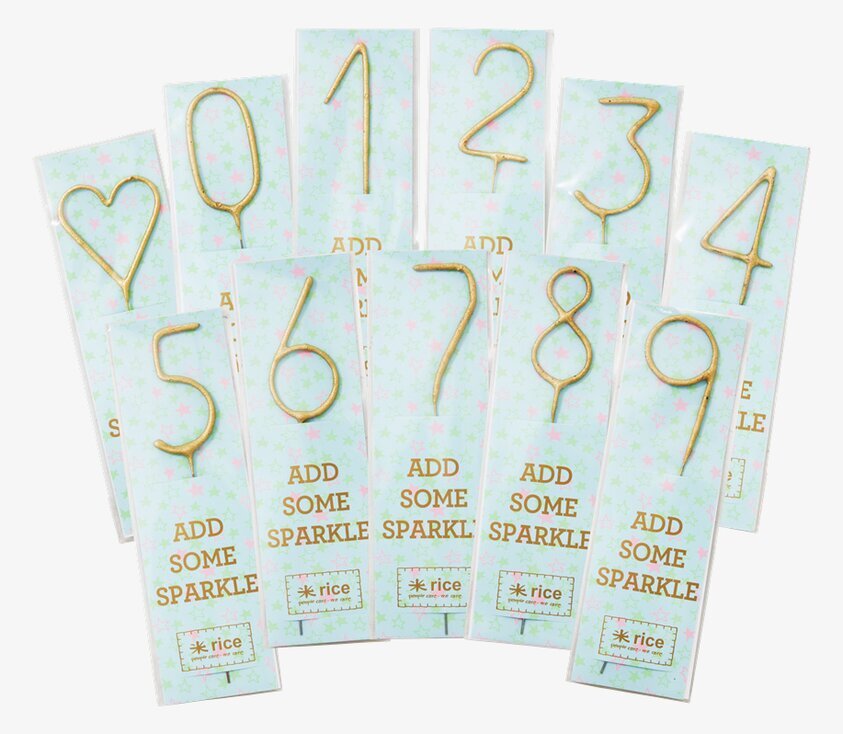 Tomtebloss Golden Sparklers från Rice i gyllene färg