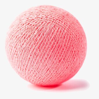 Boll Neon Rosa - Vasanthi från Vasanthi på vit bakgrund