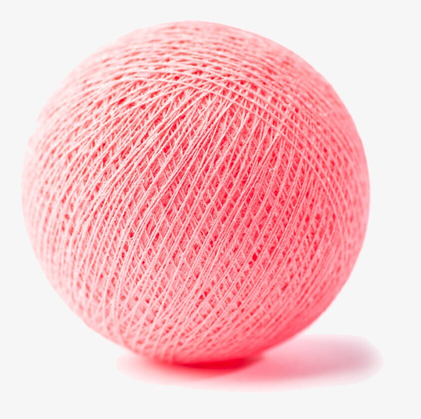 Boll Neon Rosa - Vasanthi från Vasanthi på vit bakgrund