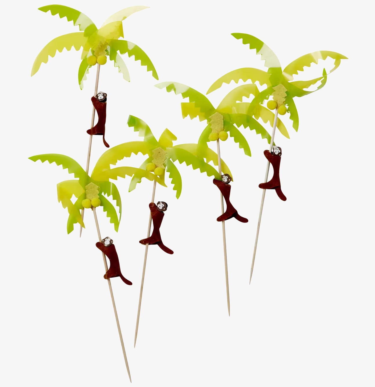 Rice Cocktailpinnar Med Apor med lekfull design och detaljer