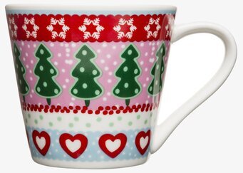 Mugg Winter från Sagaform med färgglatt vintertema
