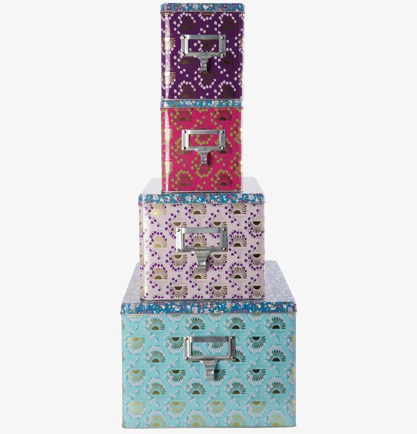 Sunset från House Doctor: Fyra staplade dekorativa lådor