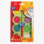 Vattenfärgspalett - 8 stora färger från Color & Co