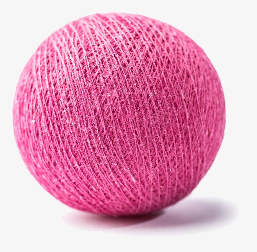 Boll Cerise - Vasanthi från Vasanthi, ceriserosa garnboll