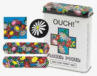 Flower Power från Ouch! - färgglad första hjälpen-produkt