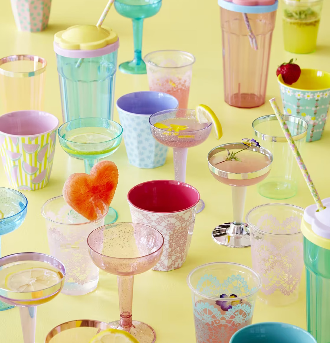 Champagneglas Glitter, 6-pack från Rice i festlig miljö