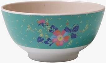 Skål Small Dotty Print från Rice med färgglatt blommönster