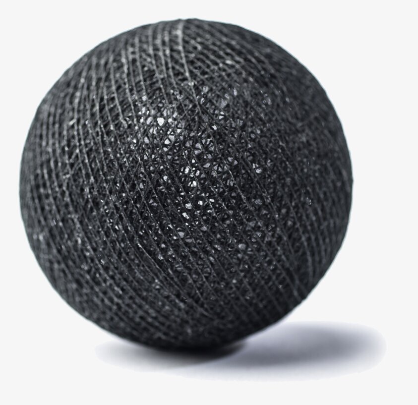 Boll Svart - Vasanthi, elegant svart nätboll från Vasanthi