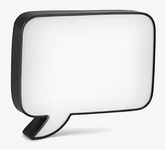 LED Message Board från Americana Classic Vintage på vit yta