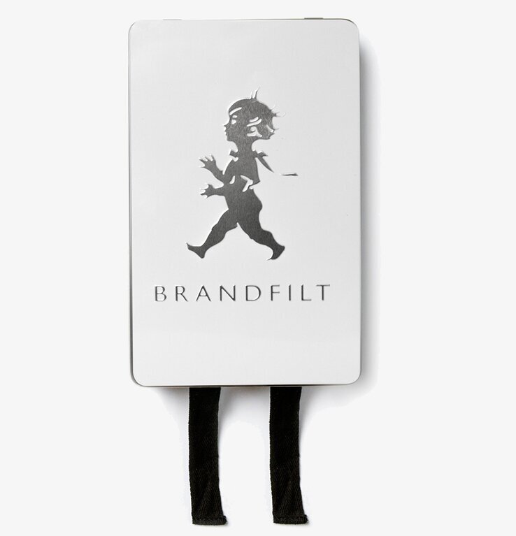 Brandfilt Vit från Solstickan med minimalistisk design