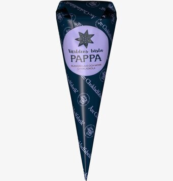 Världens Bästa Pappa från Åre Chokladfabrik, konformad