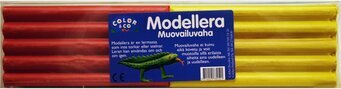 Modellera 4 färger 0,5 kg från Color & Co i genomskinlig förpackning