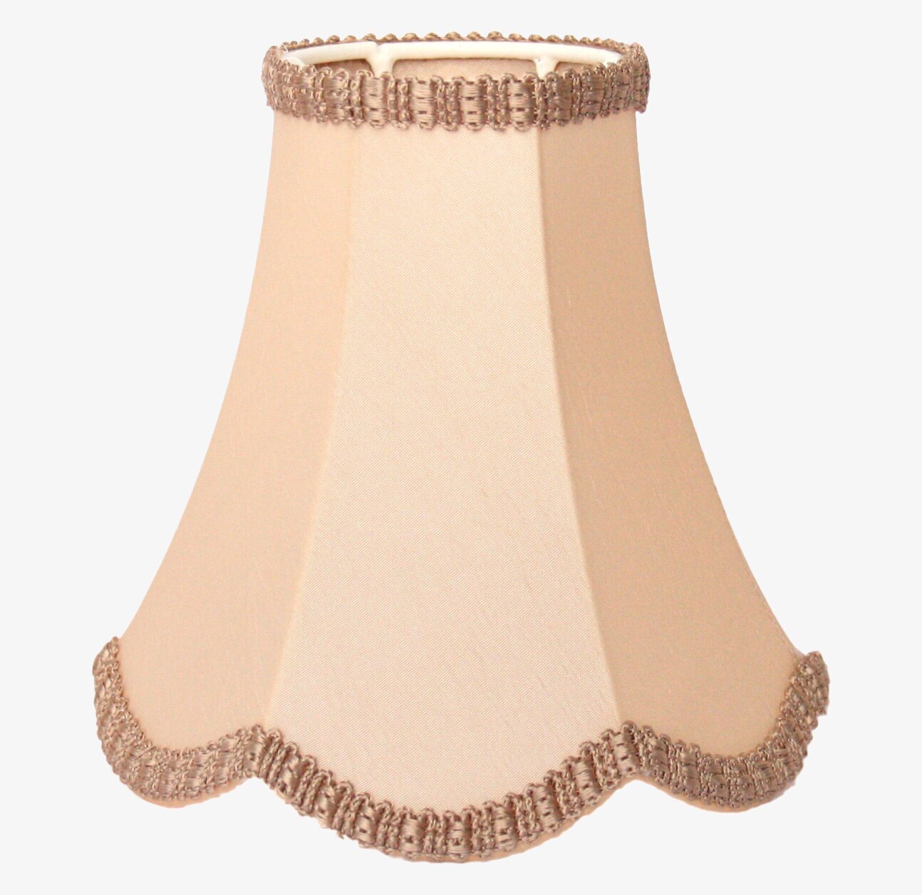 Kronljuslampskärm Elisa Ljus nougat från Kehikkotuote Finland