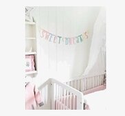 Letter Banner Pastell från A Little Lovely Company i barnrum