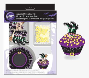 Cupcake Witch Kit från Wilton med häxinspirerade dekorationer
