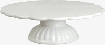 Tårtfat Mynte Pure White från IB Laursen i keramik