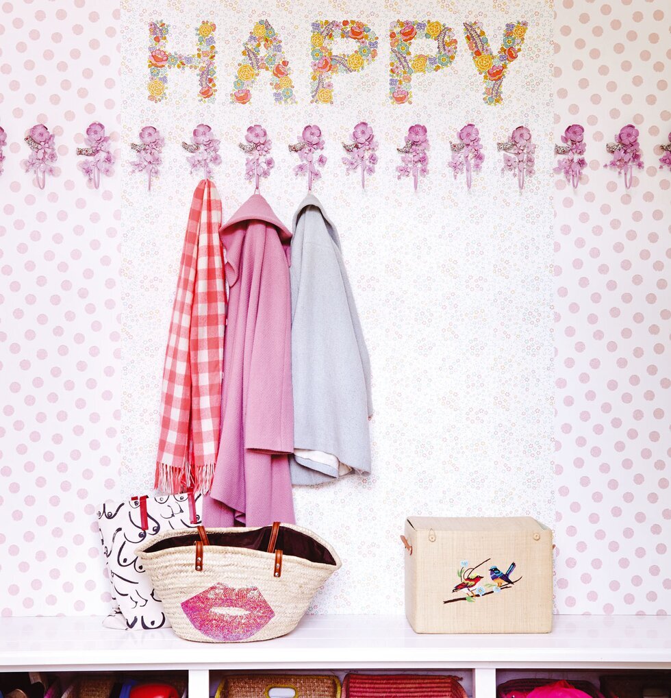 Färgglad Tapet Bring Out The Happy från Rice i rummet