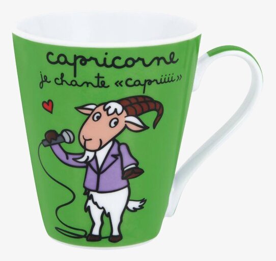 Mugg Stenbock från Derriére la porte med tecknad get