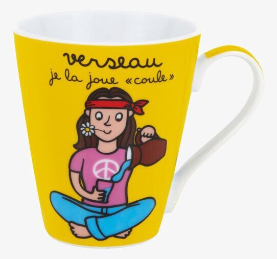 Mugg Vattuman från Derriére la porte med färgglad design